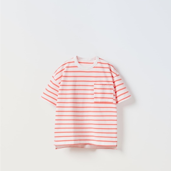Zara Striped Pocket T Shirt Size 4/5 Bundle - Picture 2 of 5